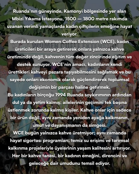 Women Coffee Extension (Organic) - Rwanda